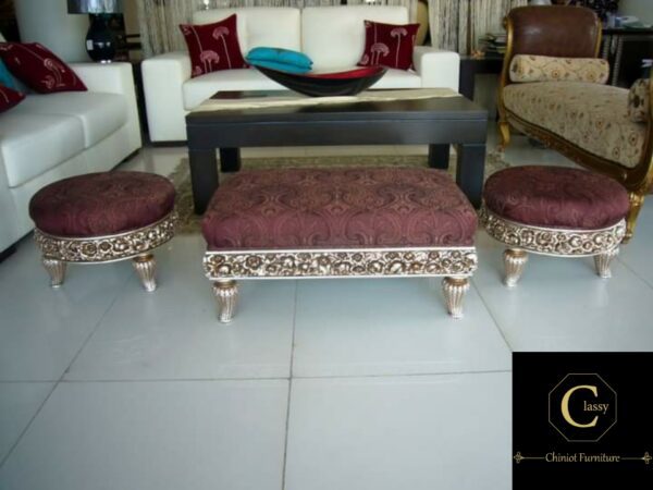 Plush Comfort Ottoman