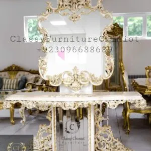 Crafted Wooden Console