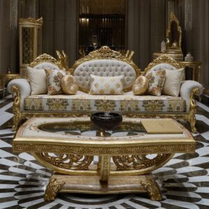 Royal Velvet Luxury Sofa Set
