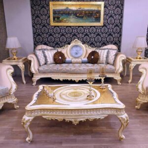 Handcrafted Wooden Royal Sofa Set