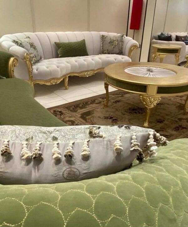 Luxury Wooden Sofa Set