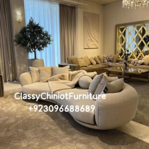 Stylish Modern L-Shaped Sofa Set