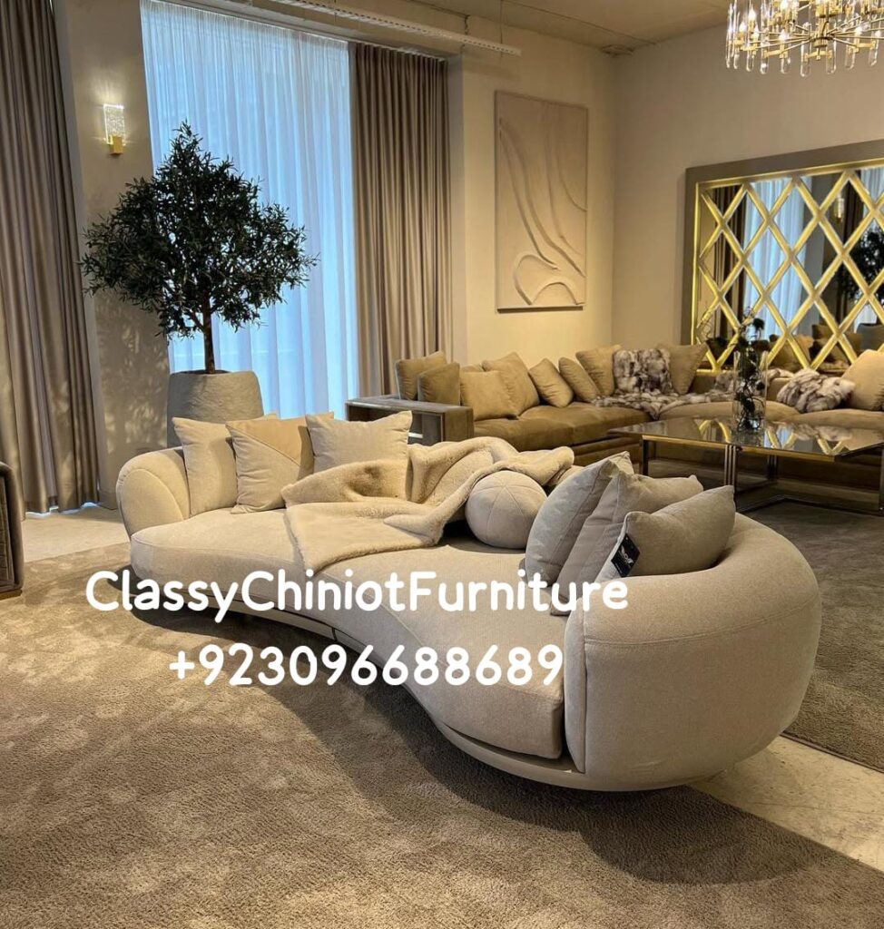 Stylish Modern L-Shaped Sofa Set