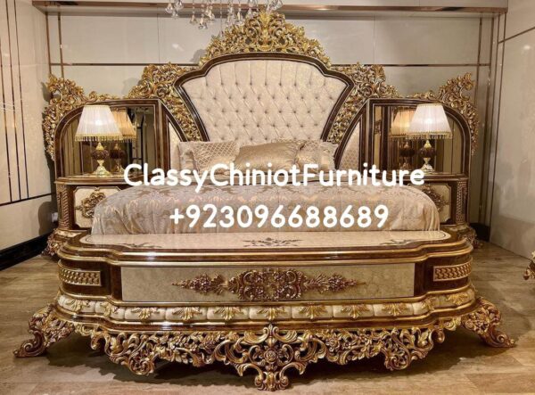 Classic Sheesham Wood Bedroom Design