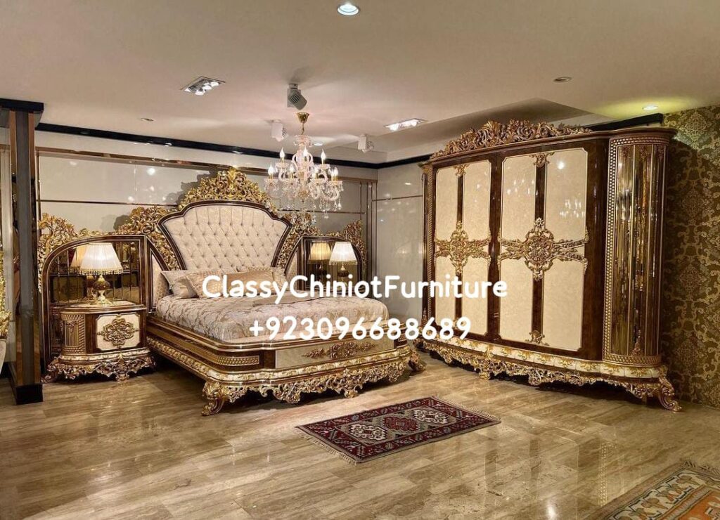 Classic Sheesham Wood Bedroom Design