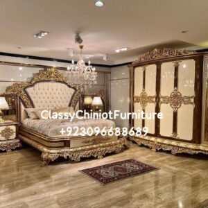 Classic Sheesham Wood Bedroom Design