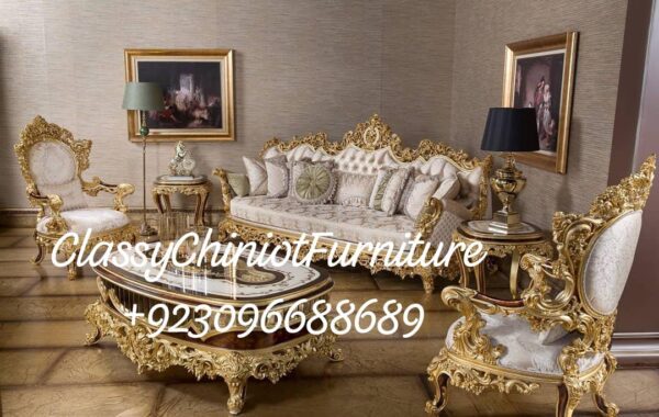 Grand Royal Wooden Sofa Set