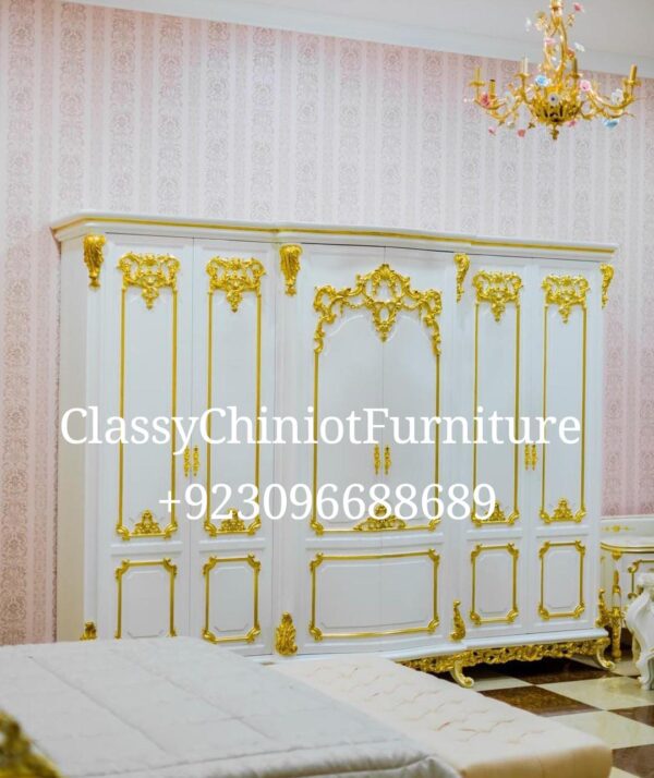 Elegant Carved Bridal Bedroom Set