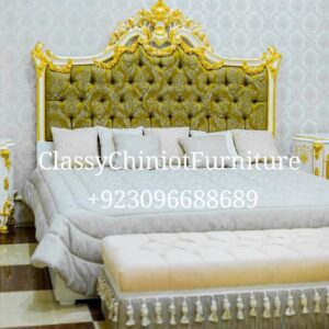 Elegant Carved Bridal Bedroom Set