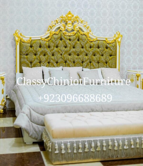 Elegant Carved Bridal Bedroom Set