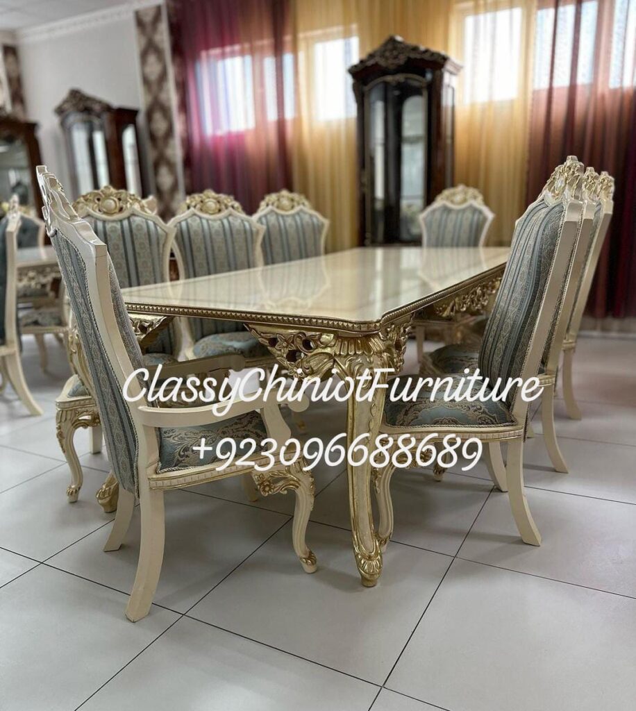 Luxury 8 Seater Dining Table in Pakistan