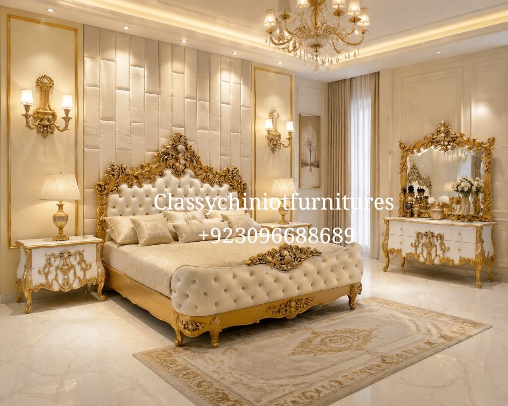 Royal King Bedroom Set Design