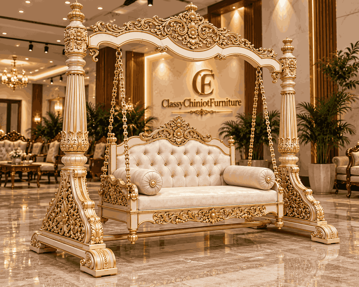 Pure Sheesham Wooden Jhoola