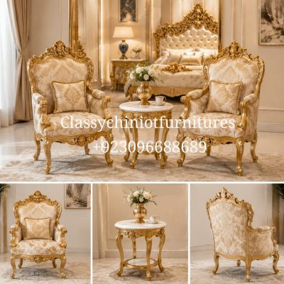 Royal King Bedroom Set Design